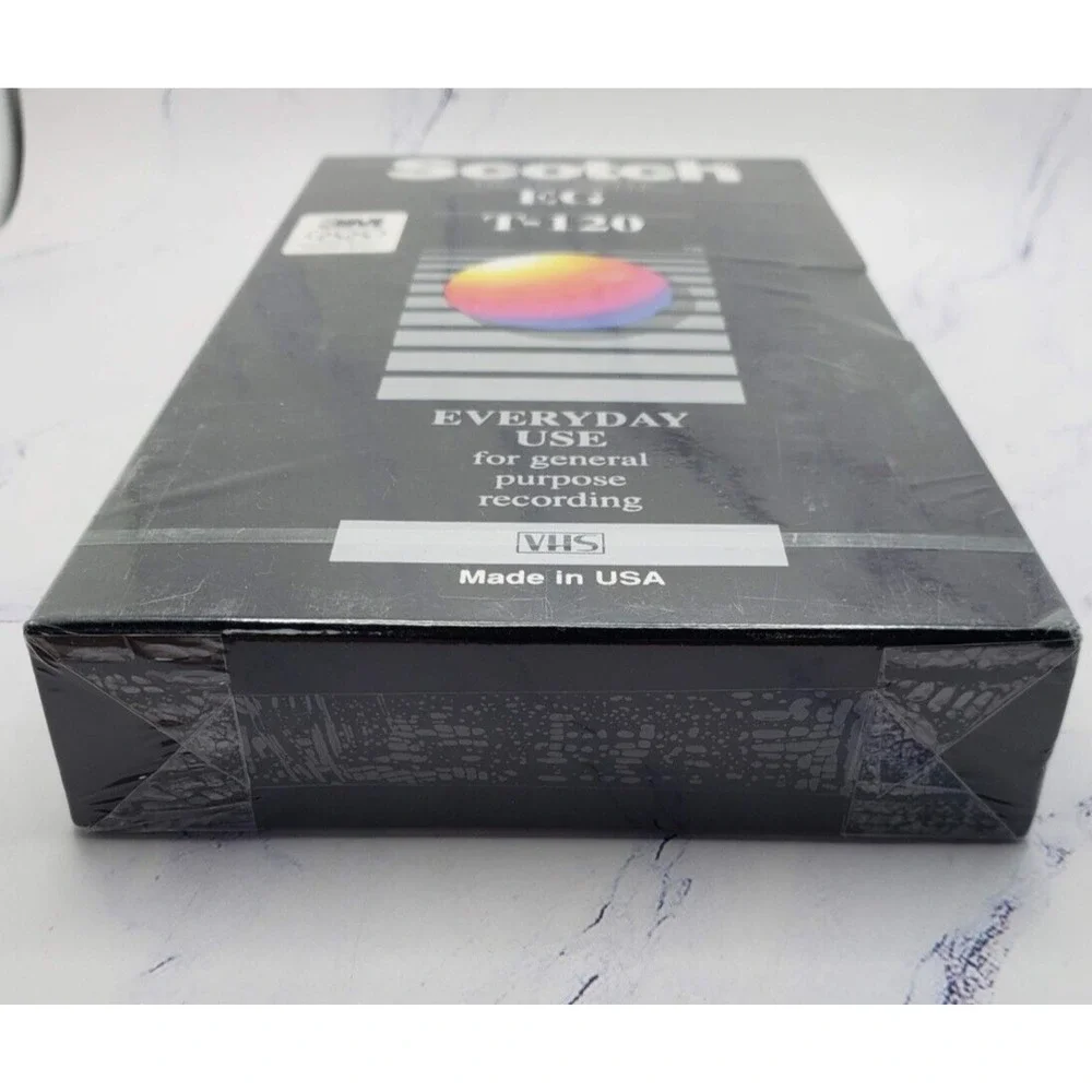 Lot of 4 Blank VHS Tapes T120 Video Recording VCR Sony And Scotch
